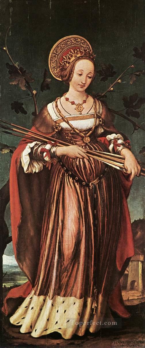 St Ursula Renaissance Hans Holbein the Younger Oil Paintings